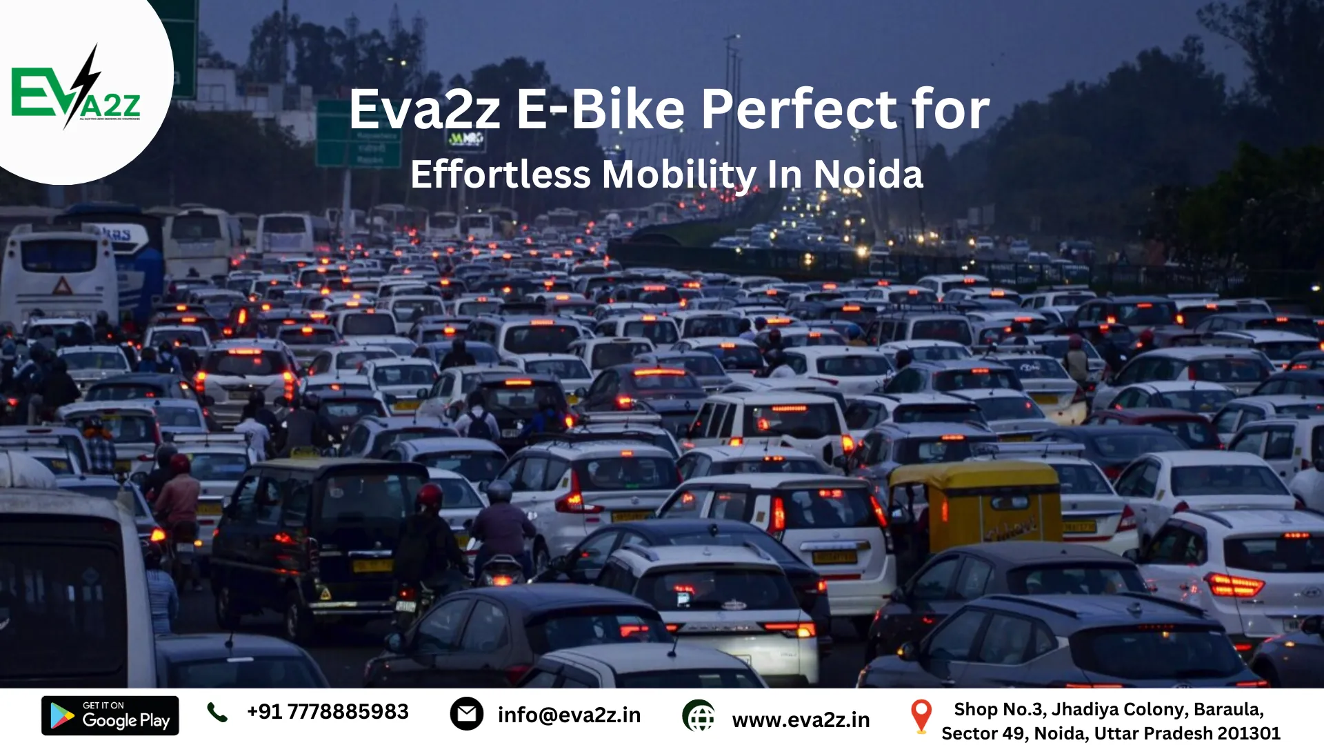 Why An EVA2Z E-Bike Perfect For Effortless Mobility in Noida